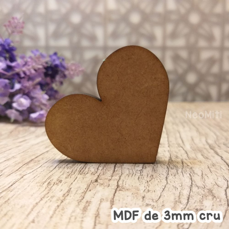 aplique recorte de coração em mdf de 3mm cru rustico para artesanato casamento convite lettering caligrafia