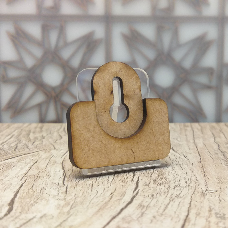 gancho em mdf de 3mm cru para quadros e mandalas