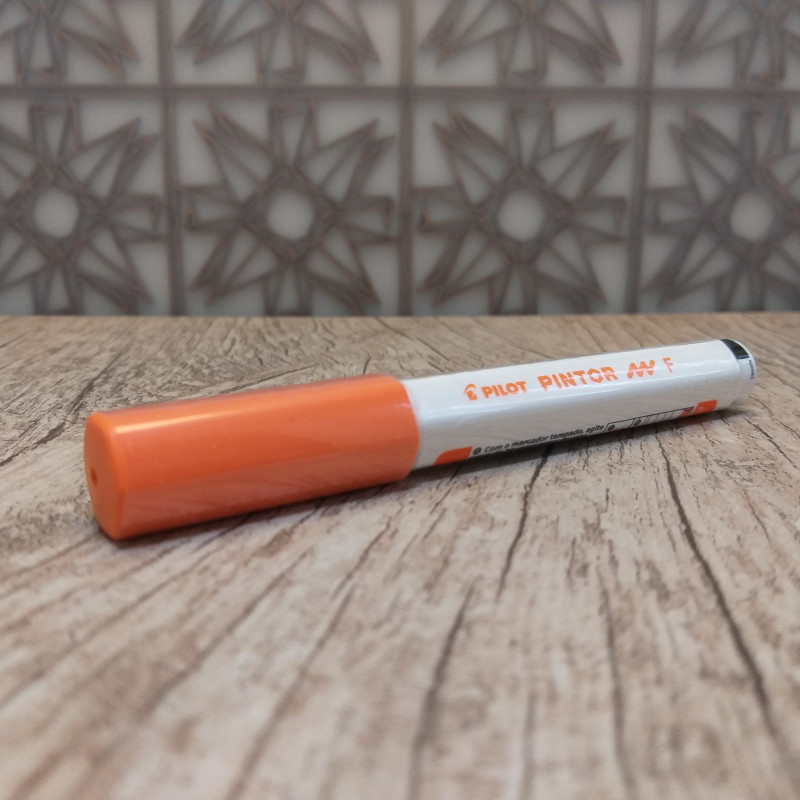 marcador permanente pilot pintor qualidade japonesa a base d'água com 1mm de ponta fina em poliéster para lettering