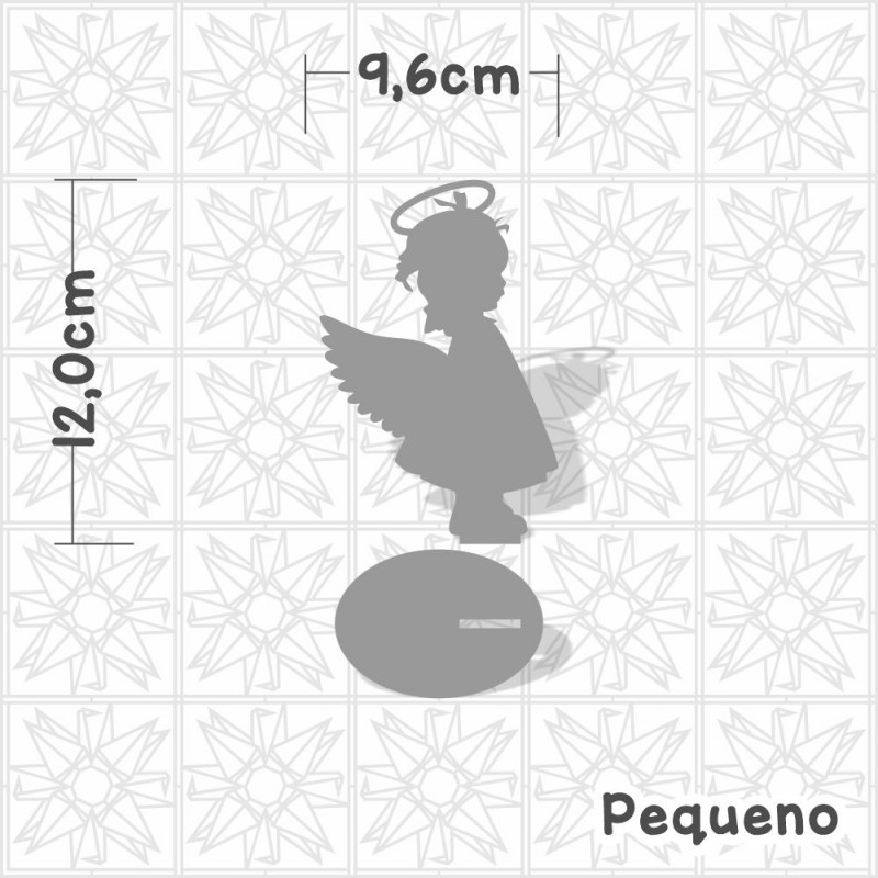 Menina criança anjo em mdf cortado a laser para lettering e artesanato