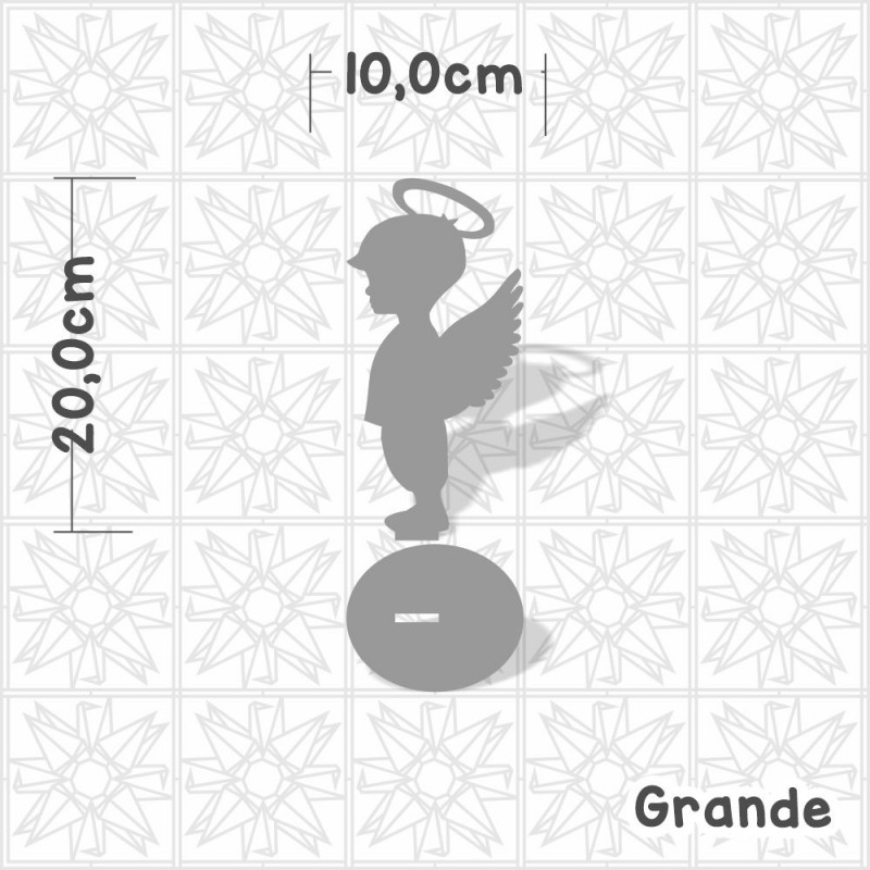 Menino anjo criança anjo em mdf cortado a laser para lettering e artesanato