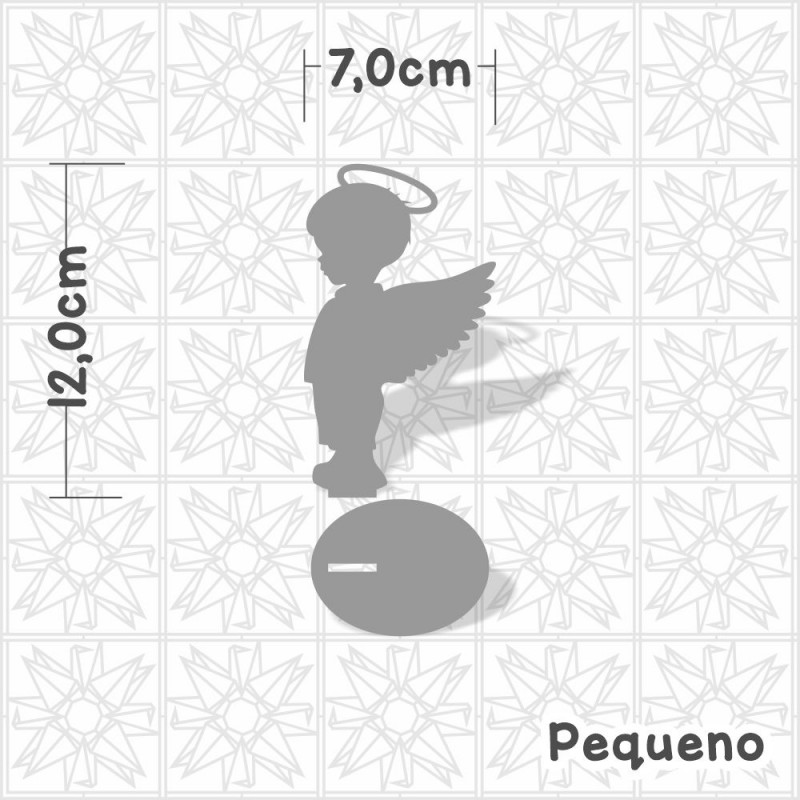 Menino criança anjo em mdf cortado a laser para lettering e artesanato