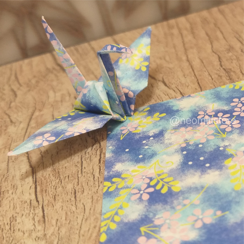 origami tsuru grou dobradura japonesa cultura milenar boa sorte prosperidade longevidade lembrancinha presente