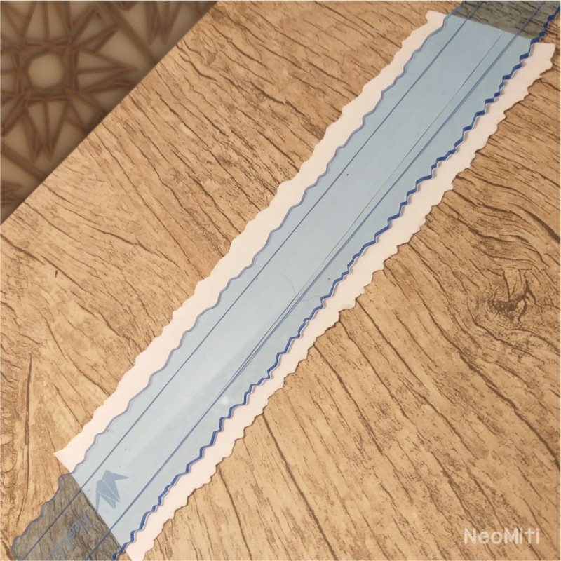 régua para picotar rasgar borda papel scrapbook