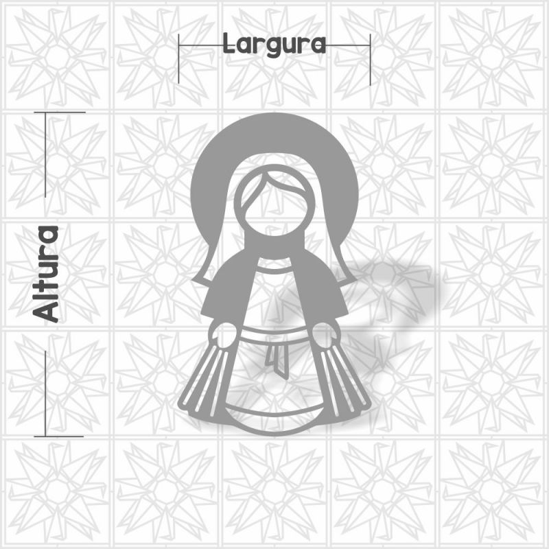 Aplique Nossa Senhora