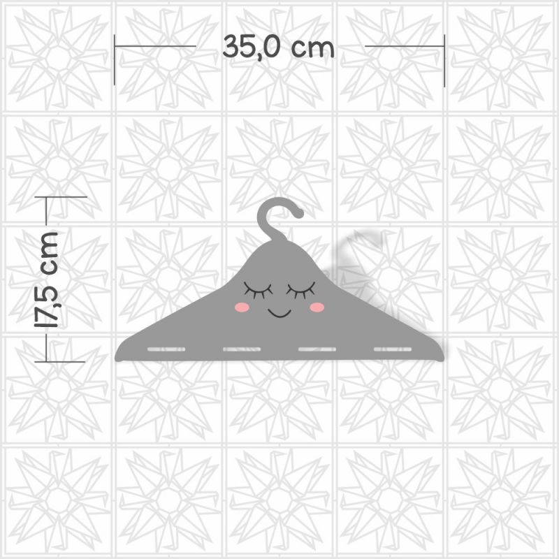 Cabide para laços - 4 fitas