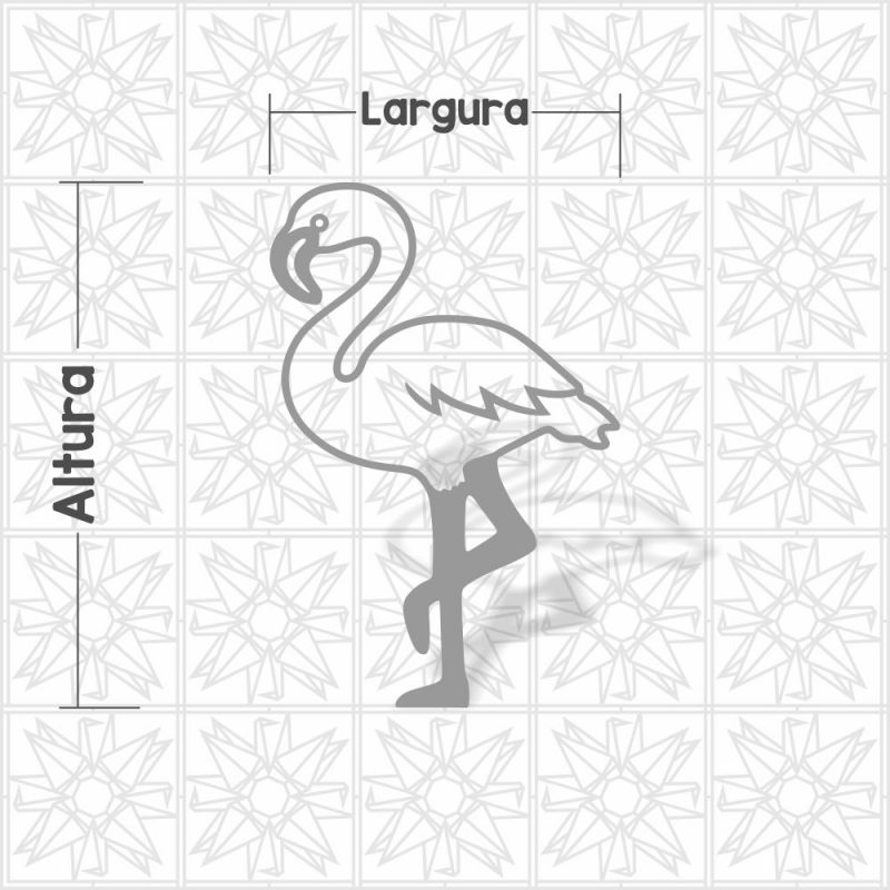 Flamingo vazado
