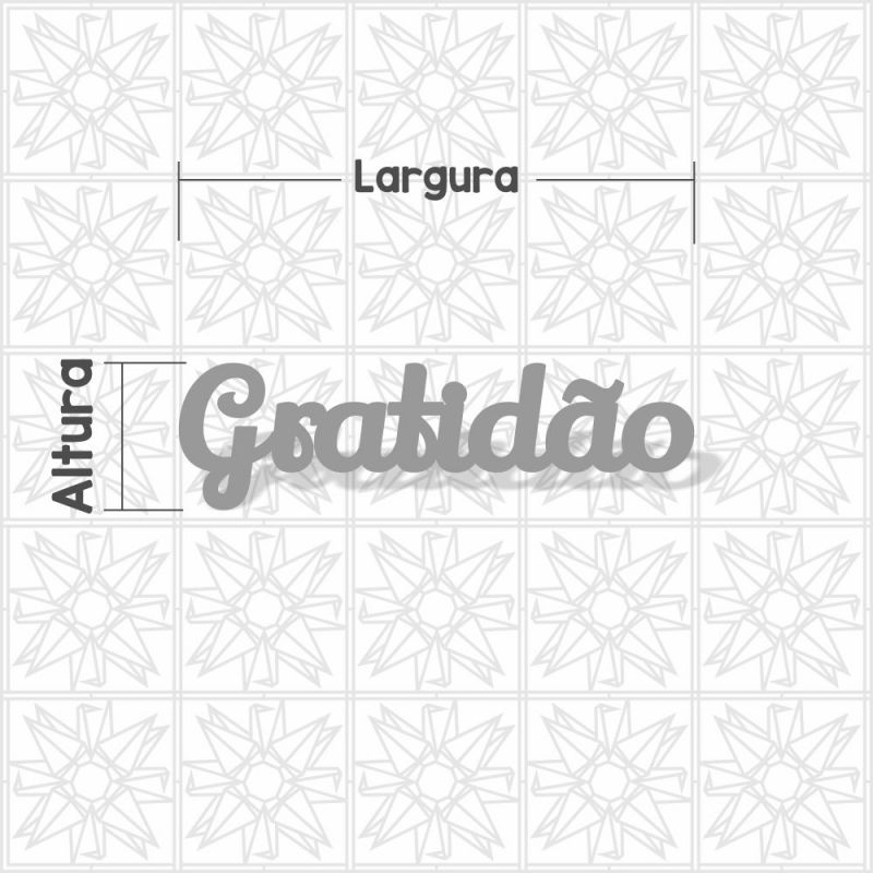 Gratidão - cursivo