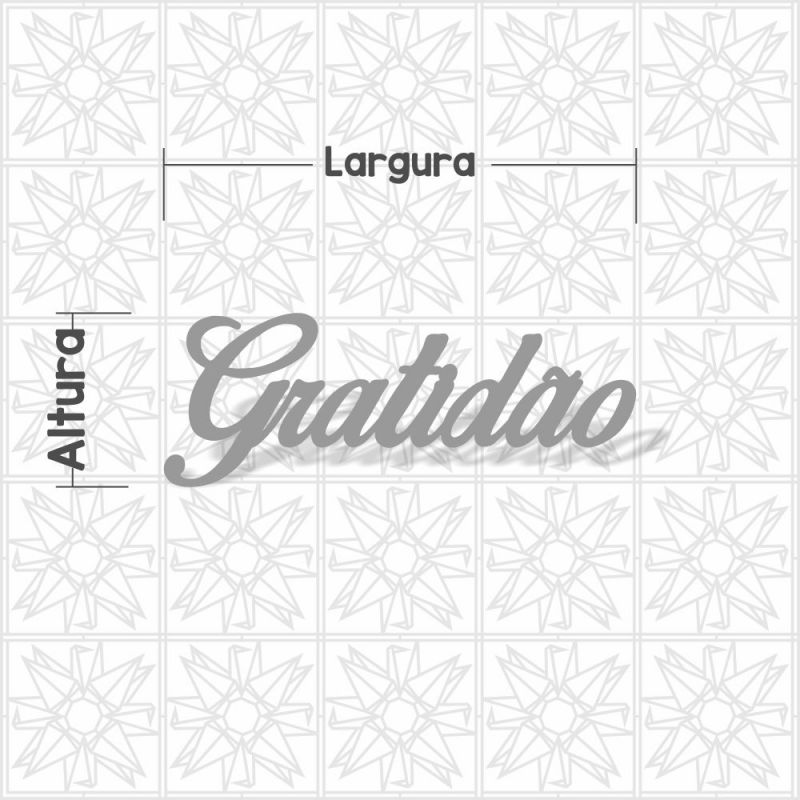 Gratidão - cursivo
