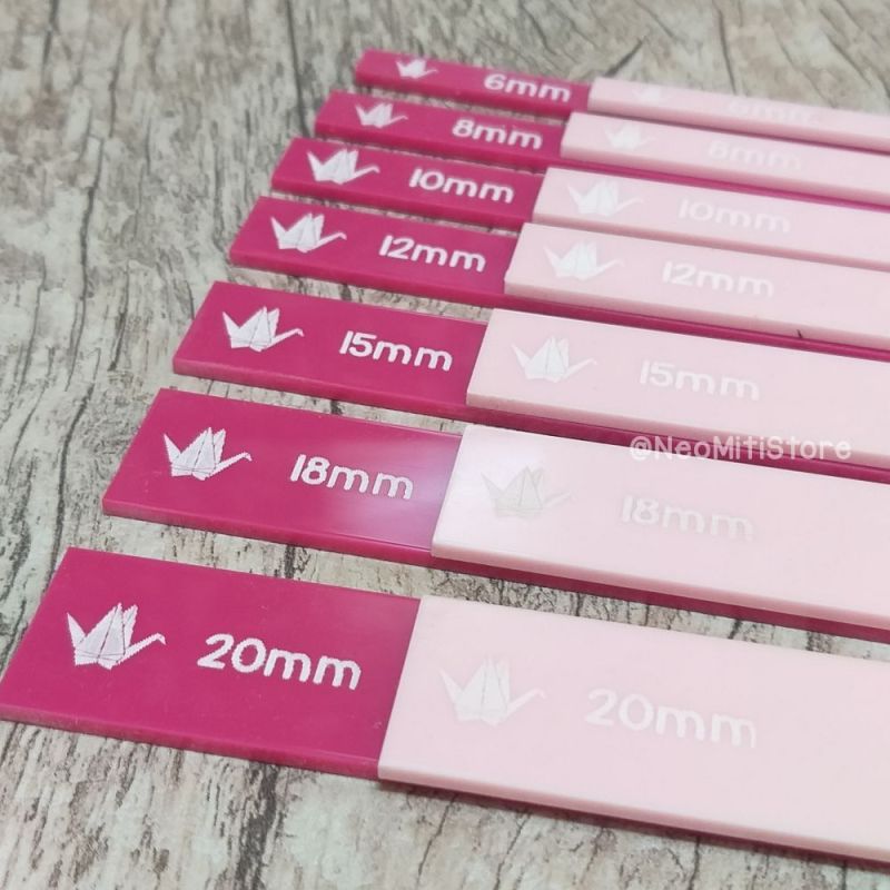 Kit de réguas para cartonagem