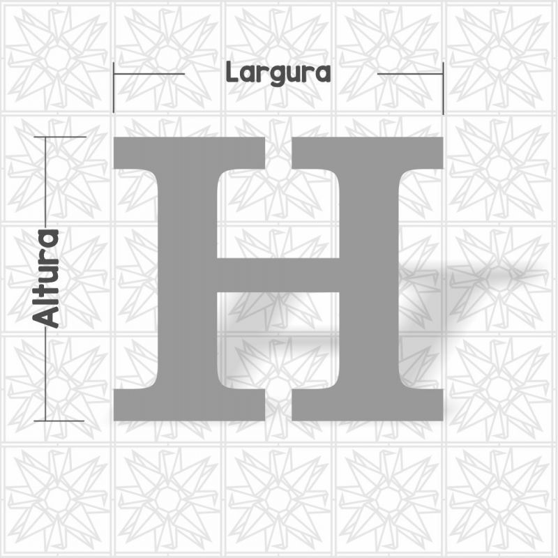 Letra H - Forma