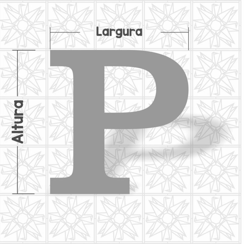 Letra P - Forma