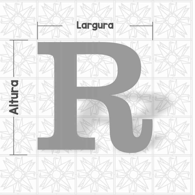 Letra R - Forma