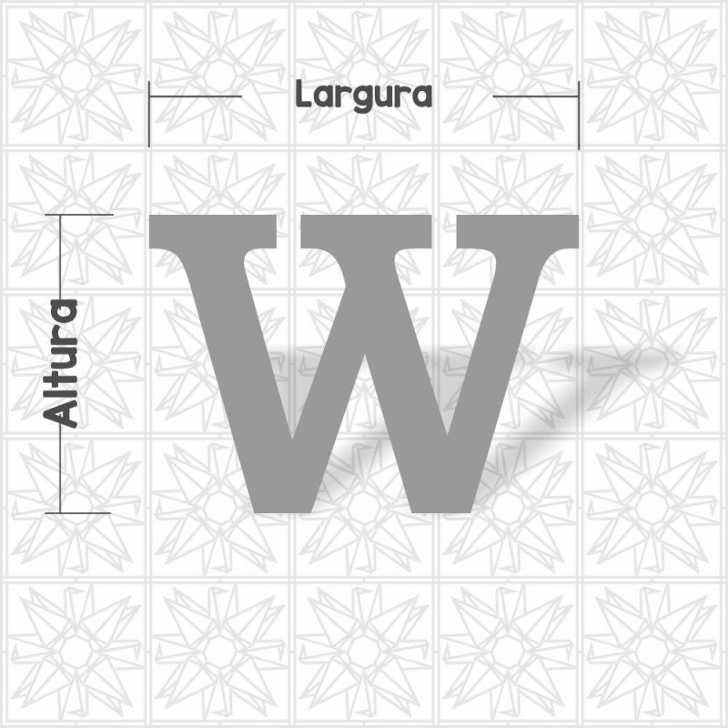 Letra W - Forma