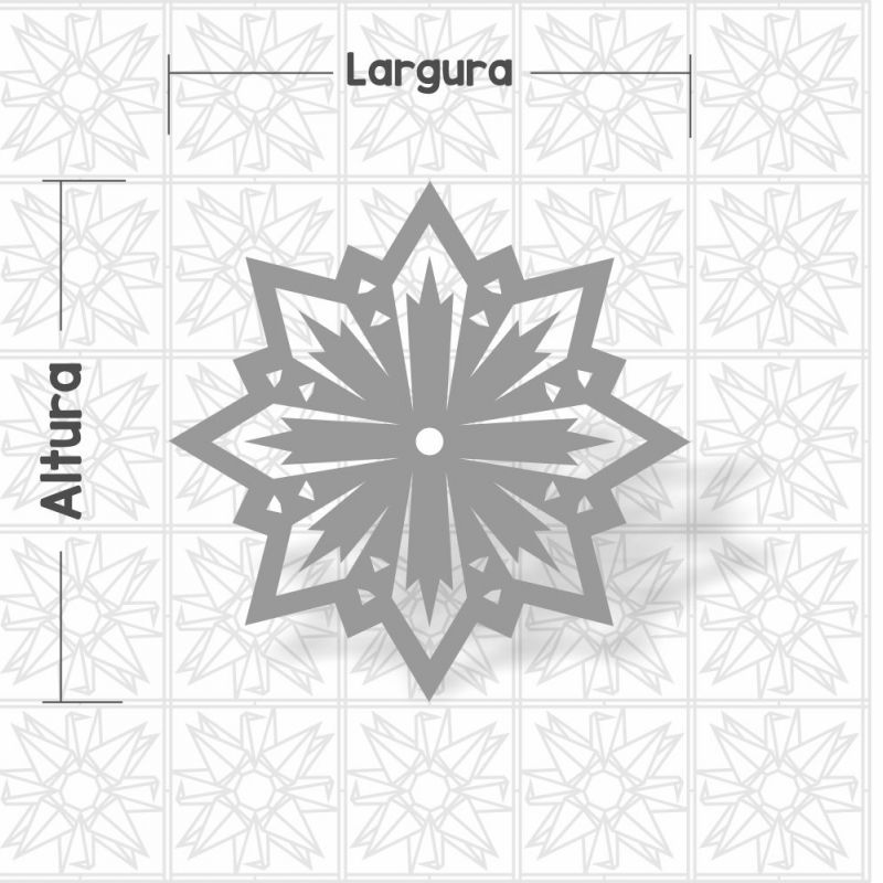 Mandala Abstrata Estrela