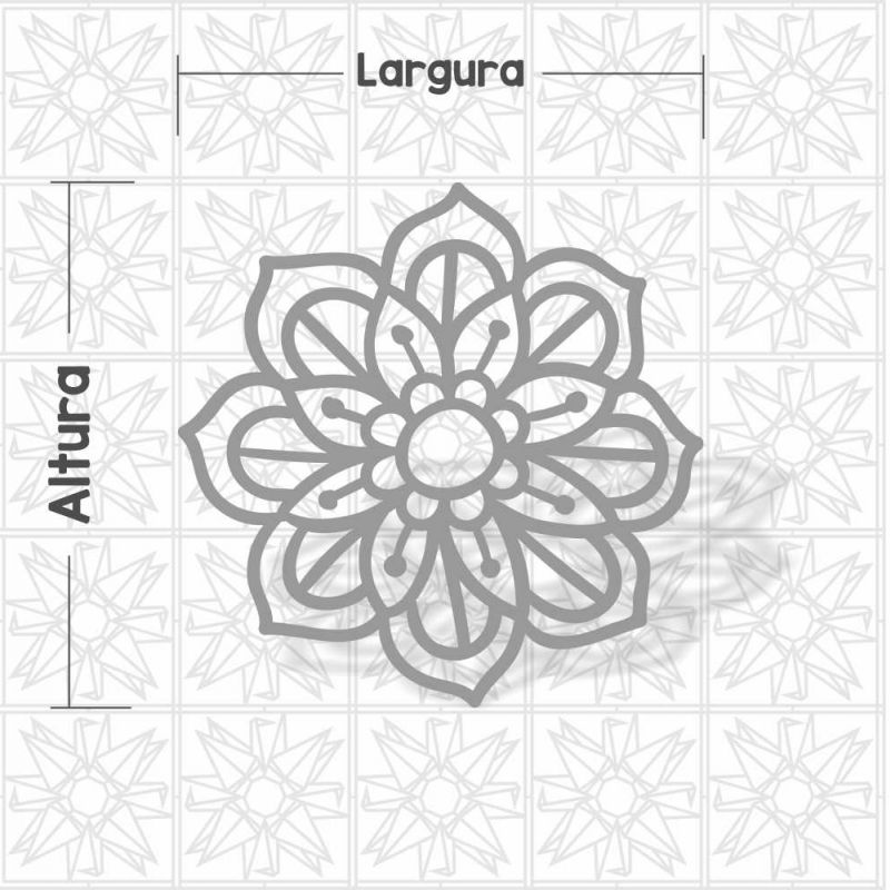 Mandala Abstrata Flor