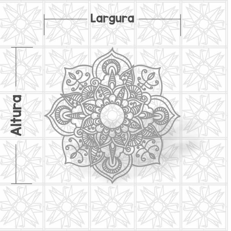 Mandala Abstrata Floral