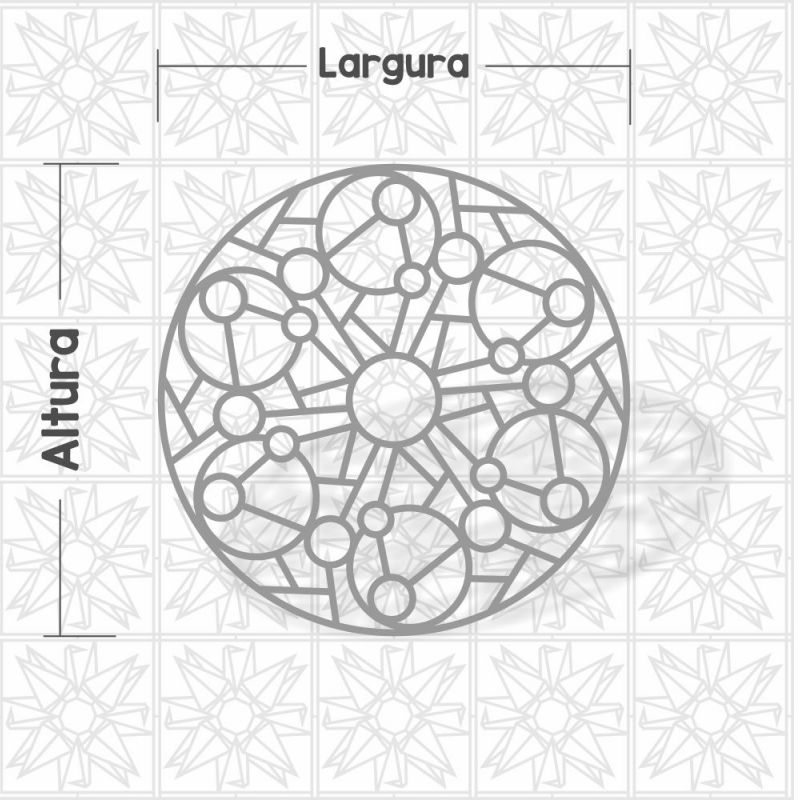 Mandala Abstrata Geométrica