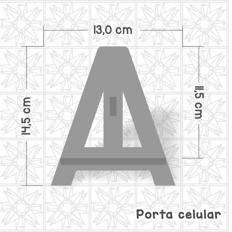 Mini cavalete - para celular