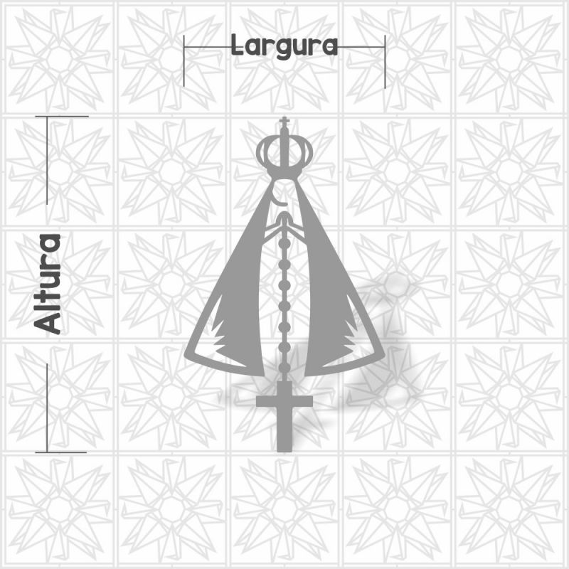 Nossa Senhora - Cruz lisa