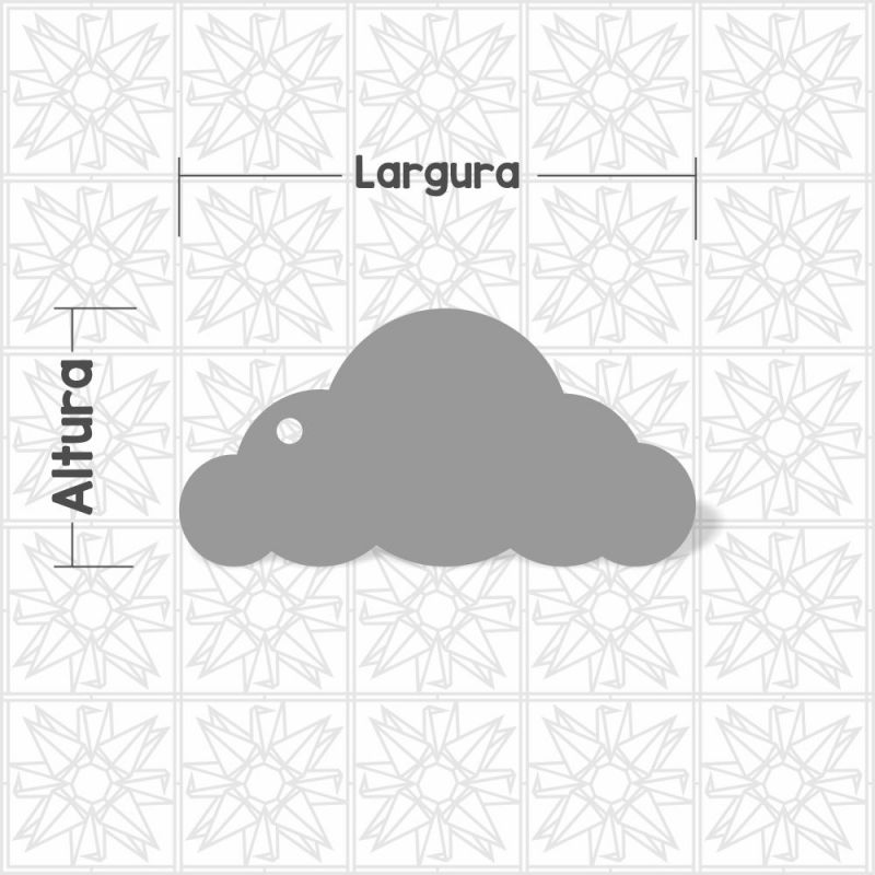 Nuvem com um furo
