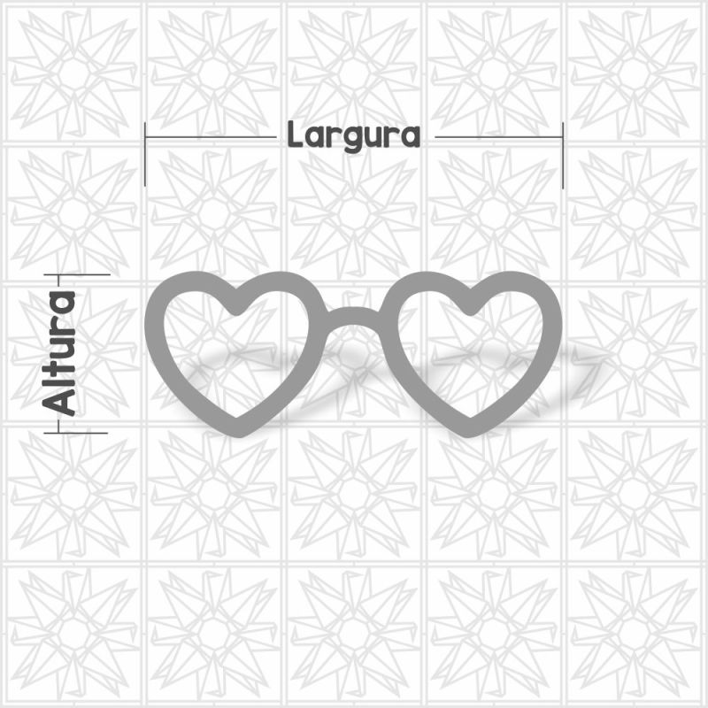 Óculos - coração