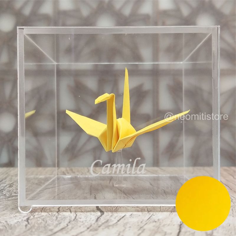 Origami Tsuru - Amarelo