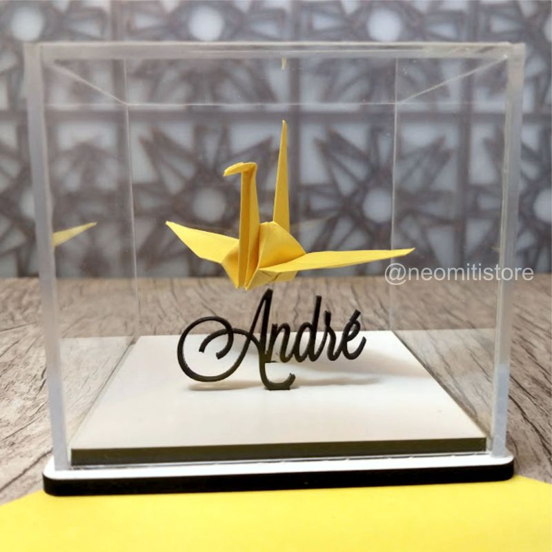 Origami Tsuru - Amarelo