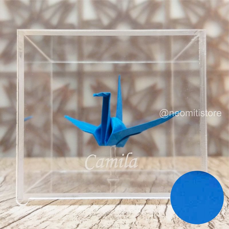 Origami Tsuru - Azul