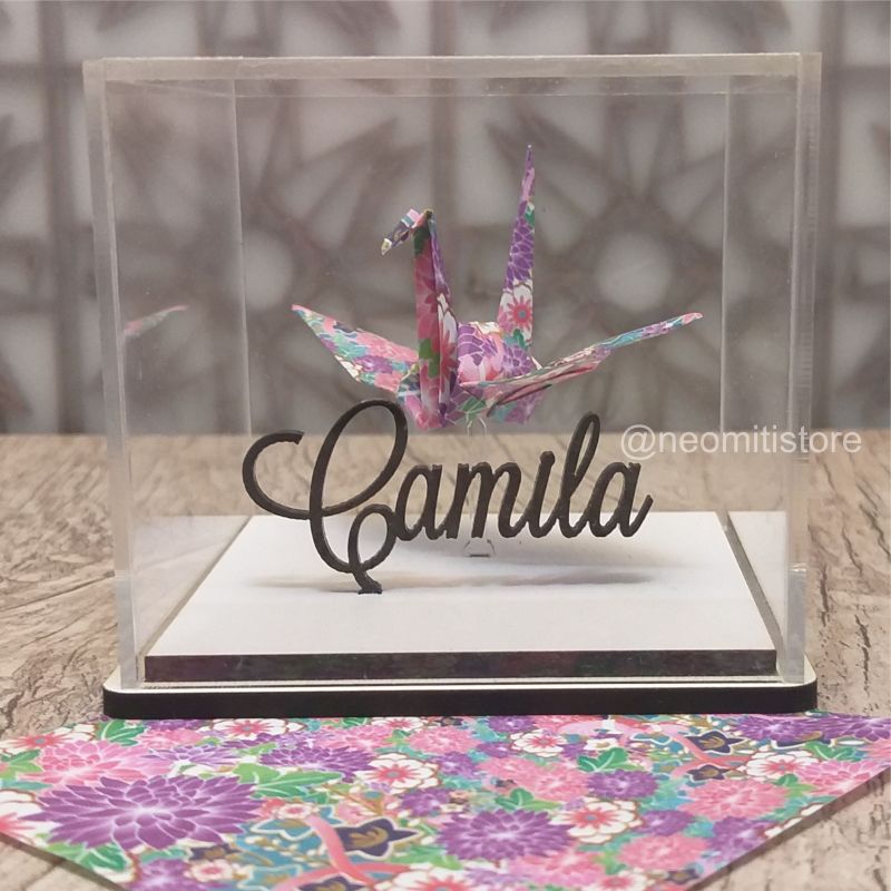 Origami Tsuru - Floral