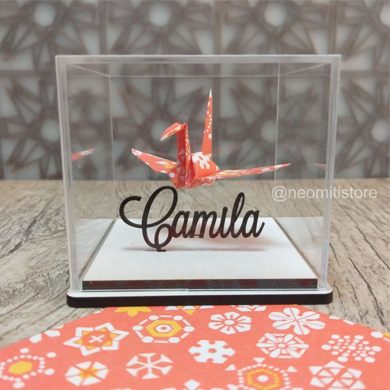 Origami tsuru - laranja