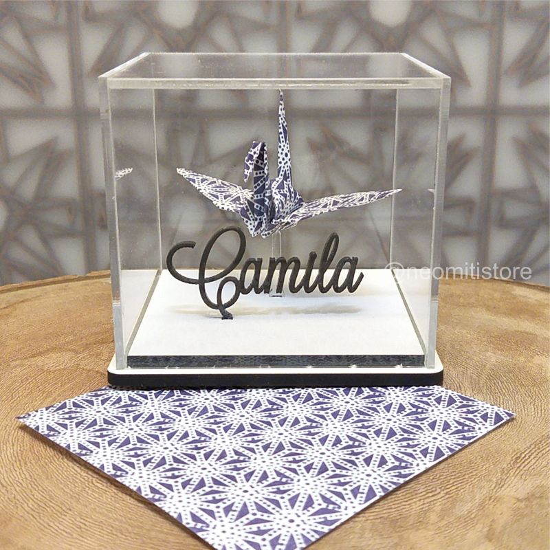 Origami Tsuru - Roxo