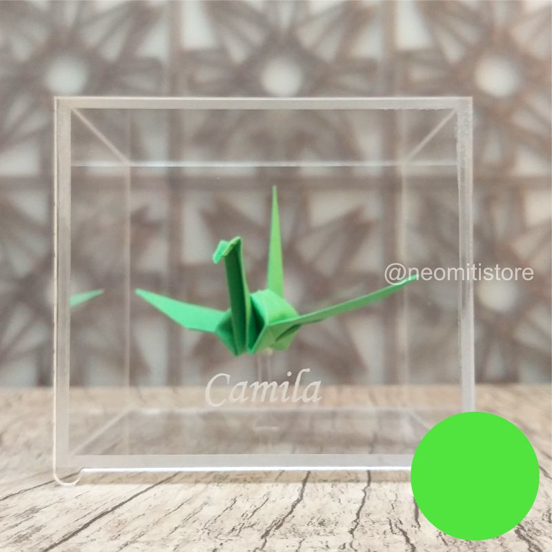 Origami Tsuru - Verde