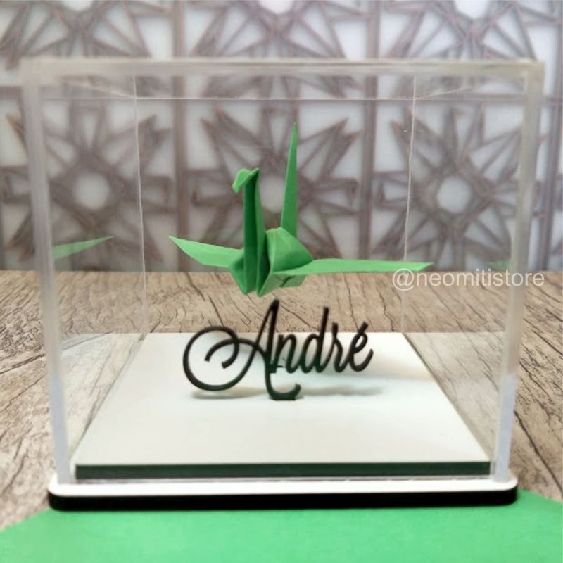 Origami Tsuru - Verde