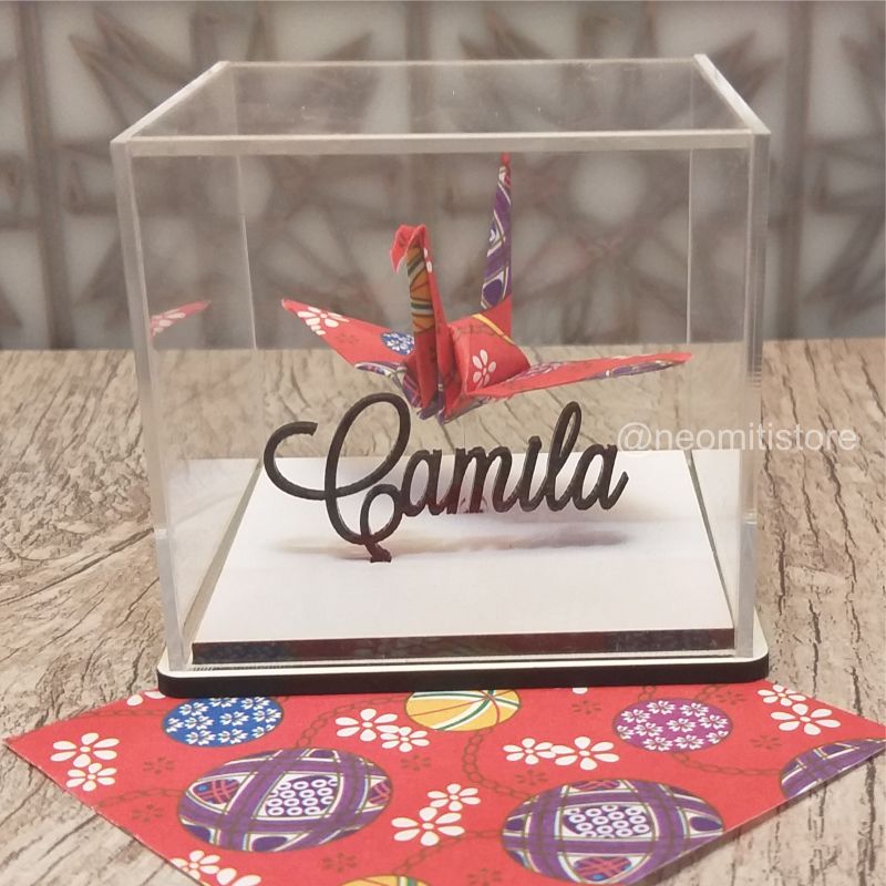 Origami Tsuru - Vermelho