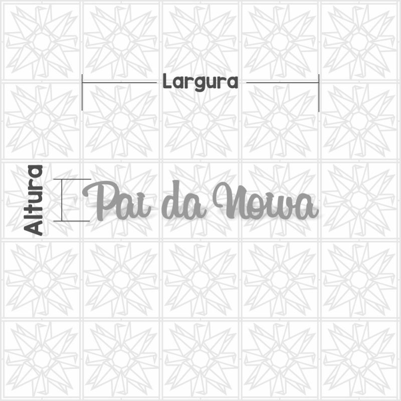 Pai da Noiva  cursiva BLB