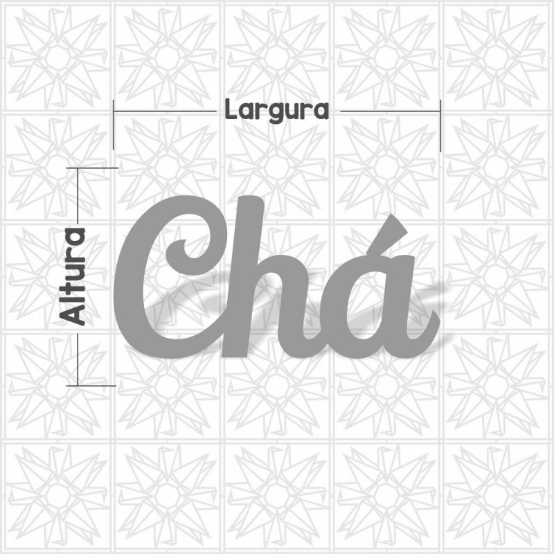 Chá - cursiva