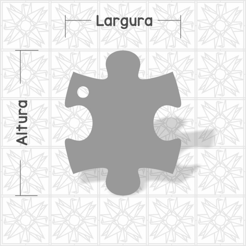 Placa de Peça de quebra cabeça