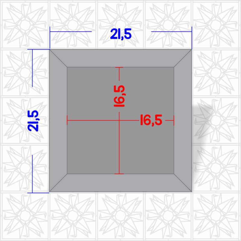 Quadro com moldura simples - Quadrado