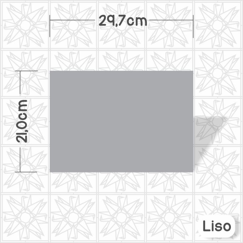 Retângulo A4 - Acrílico cristal 2mm