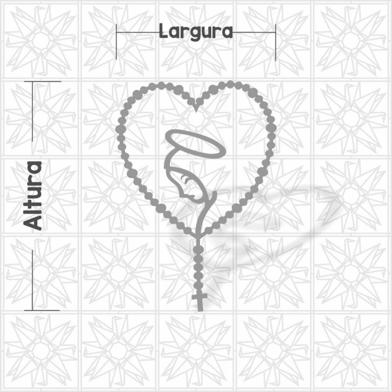 Terço Maria - Coração